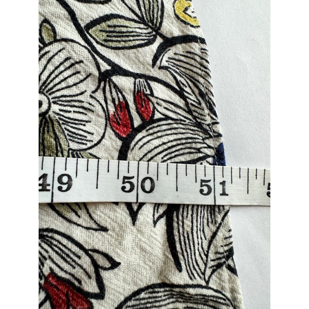 Meadows Floral Midi Dress Cottagecore Boho Ruffle Hem Puff Sleeve Romantic Sz 8 - Picture 11 of 13